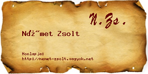 Német Zsolt névjegykártya